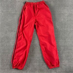 Vintage LL Bean Full Side Zip Windbreaker Track Pants Men's L USA Hiking